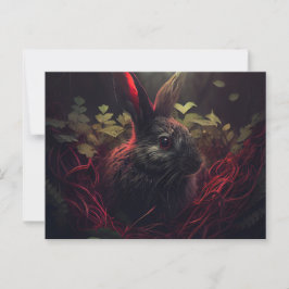 Hasenpostkarten Postkarte
