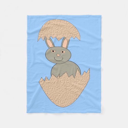Hasenschlacht aus Eierwein Fleece Blanket (Vorderseite)