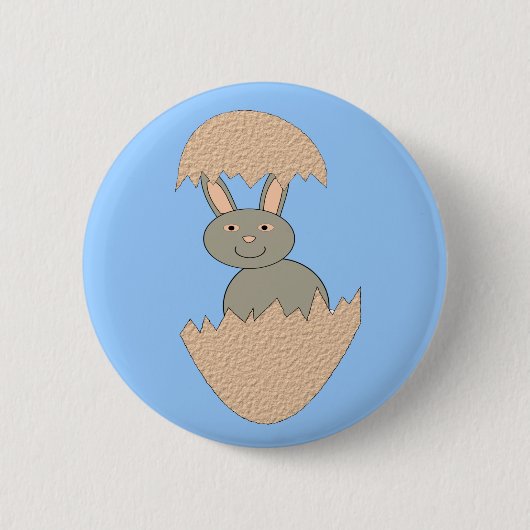 Hasenschlaf aus der ungeraden Eierschaltfläche Button (Vorderseite)