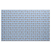 Hasenwahn-Stoff (Hellblau) Stoff (Fat Quarter (45,7 x 55,9 cm))