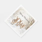 Hasenwälder Weihnachten Serviette (Ecke)