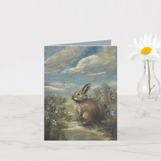 Hasenweg [leer] 4 x 5,6" karte (Kleine Pflanze)