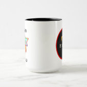 Hasenwurzel: Art Monogramm Tasse (Zentrum)