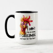 Hasenwurzel: Art Monogramm Tasse (Links)