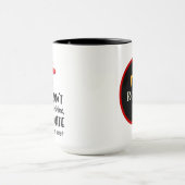 Hasenwurzel: Art Monogramm Tasse (Zentrum)