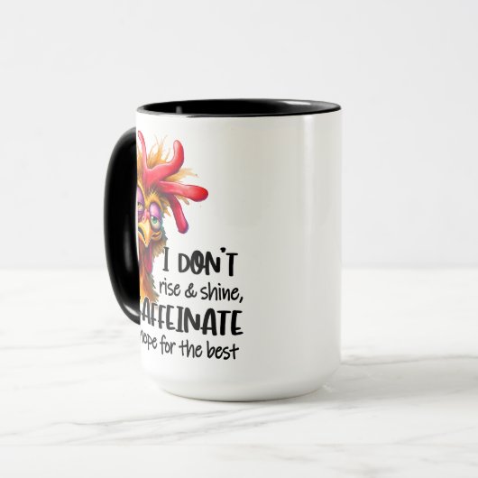 Hasenwurzel: Art Monogramm Tasse (Vorderseite Links)