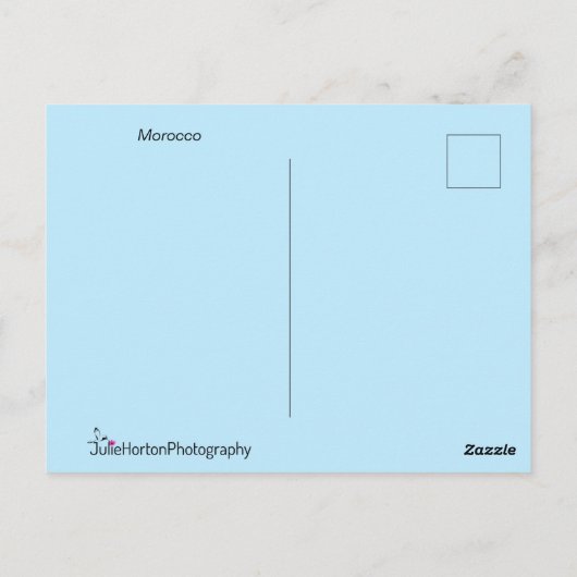 Hasenziegen in Bäumen Postkarte (Rückseite)