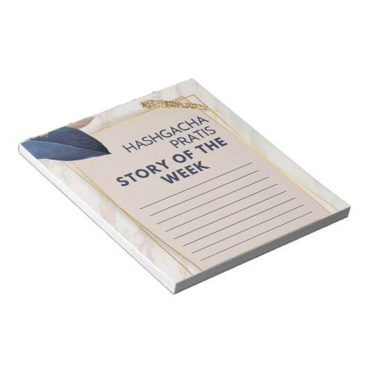 Hasgacha Pratis Story Notizblock (angewinkelt)
