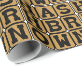 Hash Brown, Potato Frühstück Leckerei Geschenkpapier (Rolleneckpunkt)