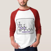 #HASH Sammlung Tetrahydrocannabinol THC Raglan T-Shirt (Vorderseite)
