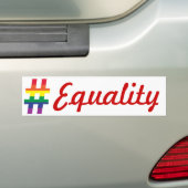 Hash Tag Rainbow Flag Autoaufkleber (Auf Auto)