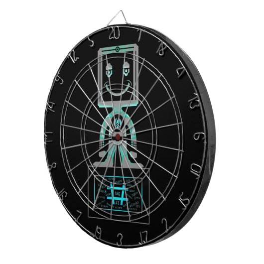 Hash Tag Super hero Dartscheibe (Vorderseite rechts)