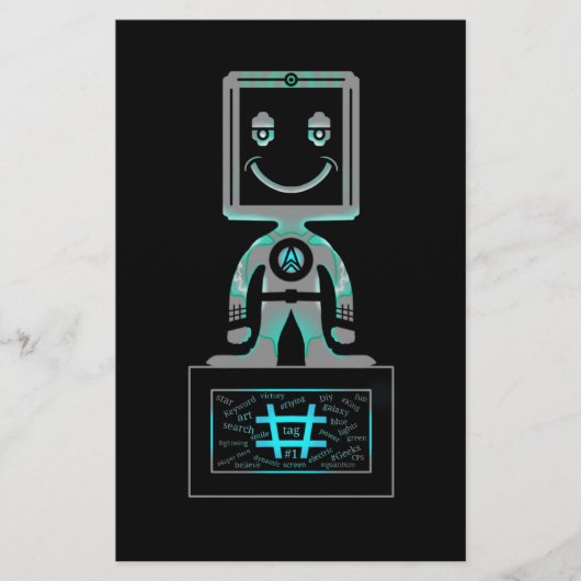 Hash Tag Super hero Flyer (Vorne)