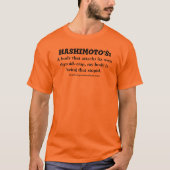 HASHIMOTOS T - Shirt--yup, Körper ist dumm T-Shirt (Vorderseite)