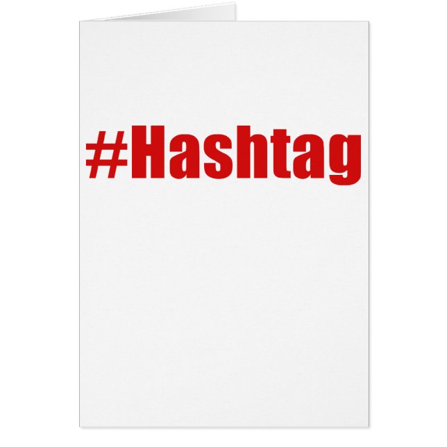 Hashtag (Vorne)