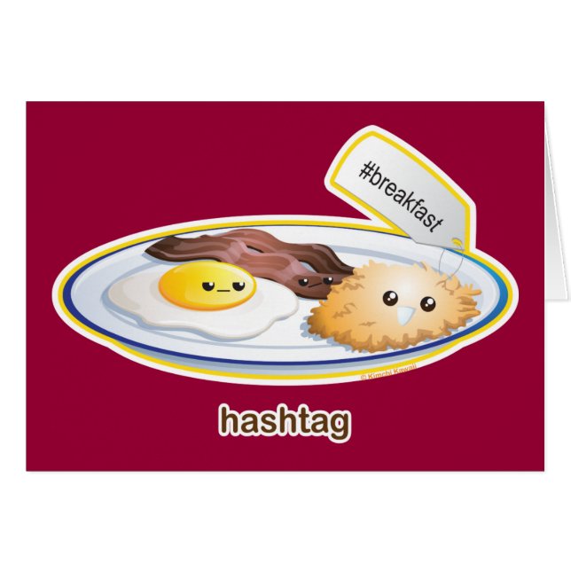 Hashtag (Vorderseite (Horizontal))