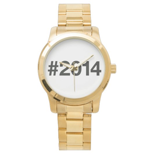 Hashtag 11 Geburtstag 2014 Armbanduhr (Vorderseite)
