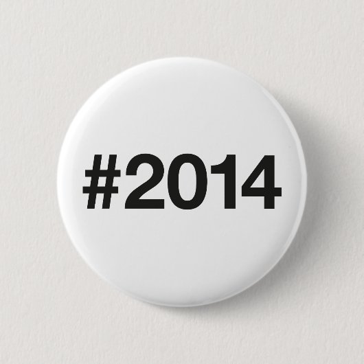 Hashtag 11 Geburtstag 2014 Button (Vorderseite)