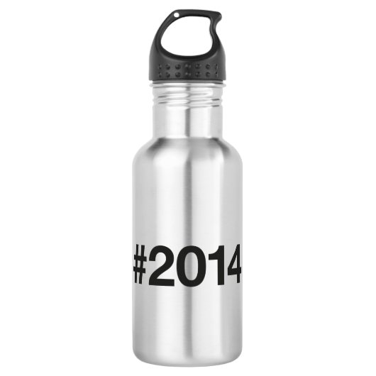 Hashtag 11 Geburtstag 2014 Edelstahlflasche (Vorderseite)