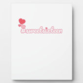 Hashtag 16 . Geburtstag Fotoplatte (Vorderseite)