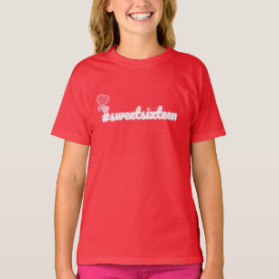 Hashtag 16 . Geburtstag T-Shirt