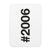 Hashtag 2006 19 Geburtstag Magnet (Vertikal)