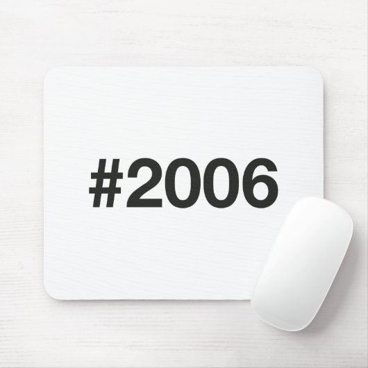 Hashtag 2006 19 Geburtstag Mousepad (Mit Mouse)