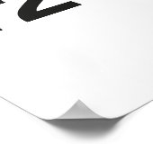 Hashtag 2006 19 Geburtstag Poster (Ecke)