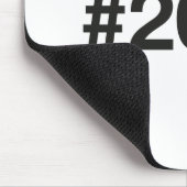Hashtag 2008 17 Geburtstag Mousepad (Ecke)