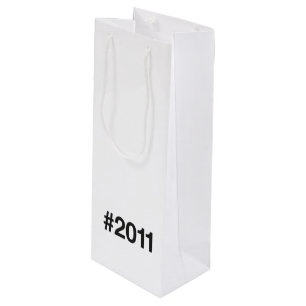 Hashtag 2011 14 Geburtstag Geschenktüte Für Weinflaschen