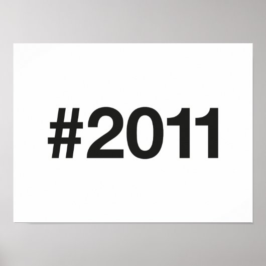 Hashtag 2011 14 Geburtstag Poster (Vorne)