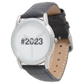 Hashtag 2023 armbanduhr (Schrägansicht)