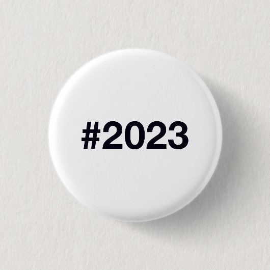 Hashtag 2023 button (Vorderseite)