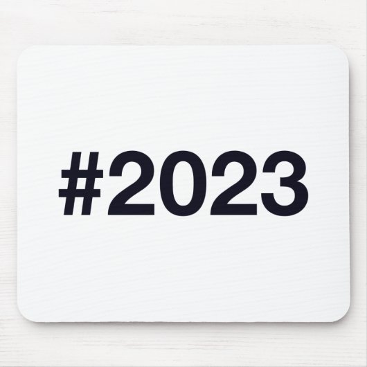 Hashtag 2023 mousepad (Vorne)