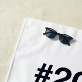 Hashtag 2023 strandtuch (Beispiel)