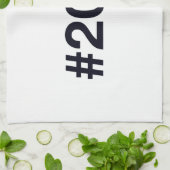 Hashtag 2 Geburtstag 2023 Jahrestag Geschirrtuch (Gefaltet)