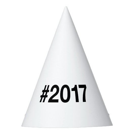 Hashtag 8 Geburtstag Jahr 2017 Partyhütchen (Vorderseite)