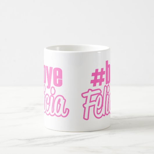 Hashtag abgelegene Felicia-Tasse Kaffeetasse (Mittel)