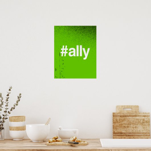 HASHTAG ALLY POSTER (Küche)