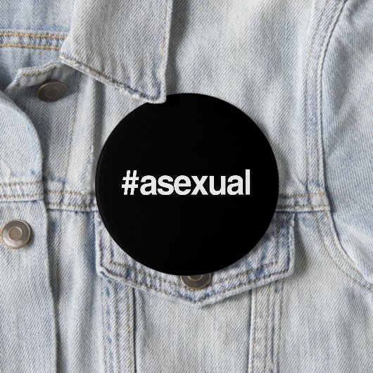 HASHTAG ASEXUAL BUTTON (Beispiel)