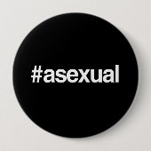 HASHTAG ASEXUAL BUTTON (Vorderseite)