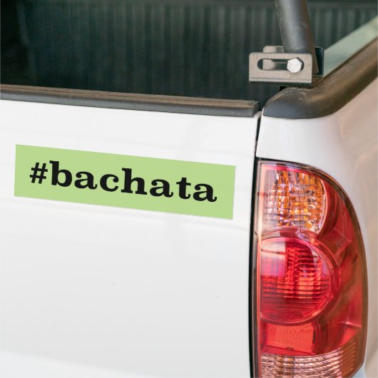 Hashtag Bachata Autoaufkleber (Auf Lkw)