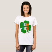 Hashtag beschämt Text Irish St Patricks T-Shirt (Vorne ganz)