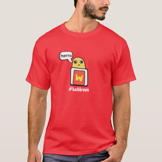 Hashtag Bratkartoffel T-Shirt (Vorderseite)