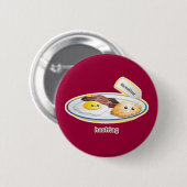 Hashtag Button (Vorne & Hinten)