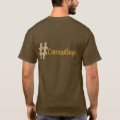 Hashtag Camouflage T-Shirt (Rückseite)