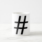 Hashtag Coffee Cup Kaffeetasse (Mittel)