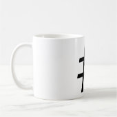 Hashtag Coffee Cup Kaffeetasse (Links)