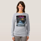 Hashtag der Erde Leben groß T-Shirt (Vorne ganz)