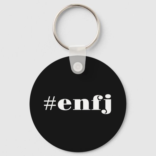 Hashtag enfj Persönlichkeitsstolz Schlüsselanhänger (Vorderseite)